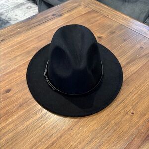 Source Unknown Black Fedora Hat